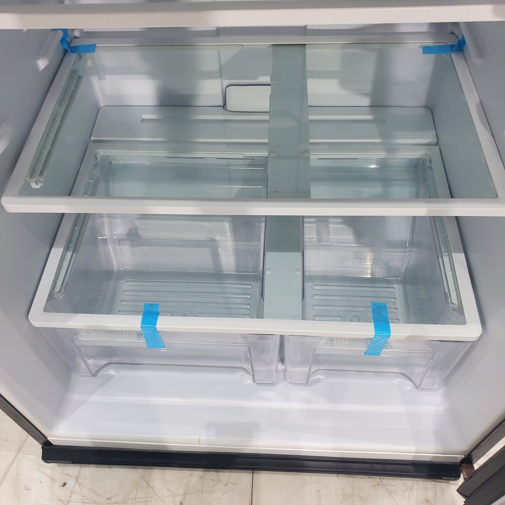 Pictures of 33" Wide Kenmore 21 cu ft Black Top and Bottom Refrigerator with Adjustable  Glass Shelving - Certified Refurbished - Neu Appliance Outlet - Discount Appliance Outlet in Austin, Tx