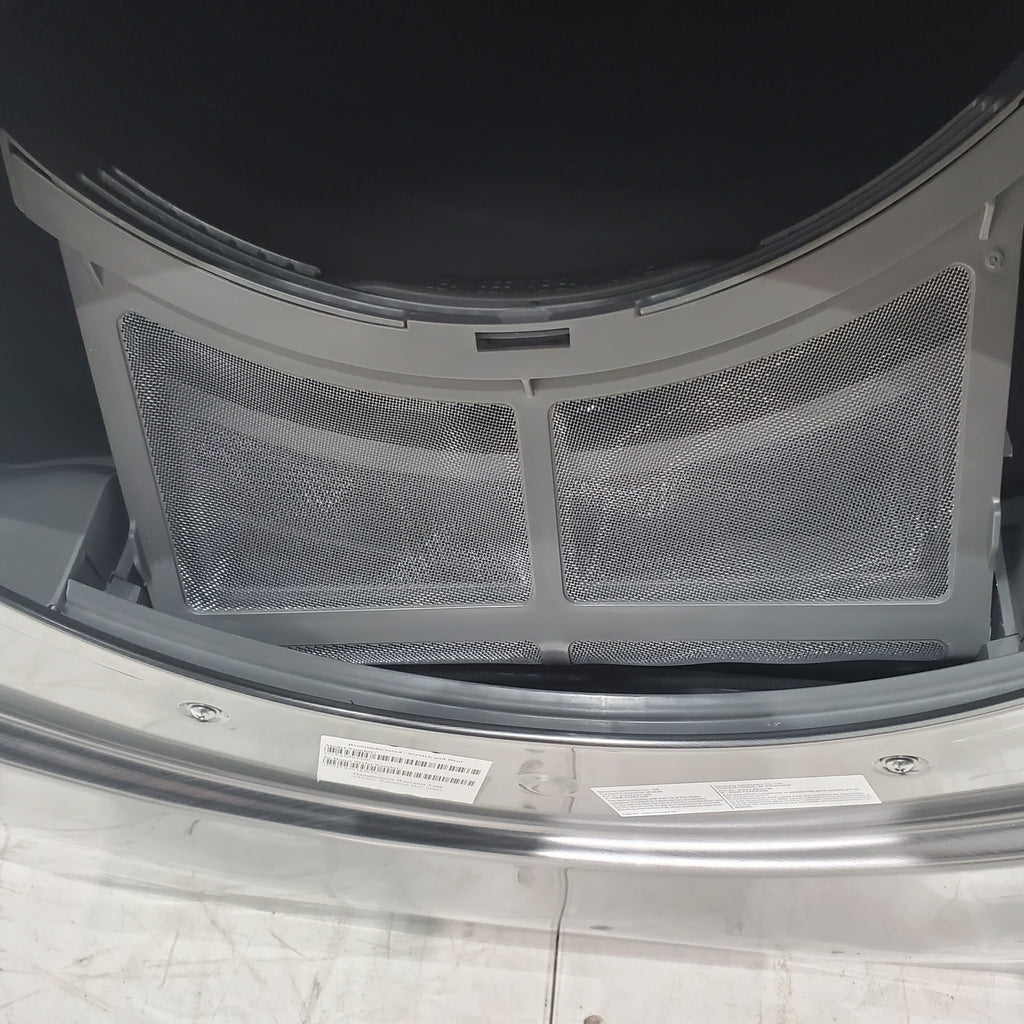 Pictures of Platinum Samsung 7.5 cu. ft. Front Load Electric Dryer with Steam - Scratch & Dent - Minor - Neu Appliance Outlet - Discount Appliance Outlet in Austin, Tx