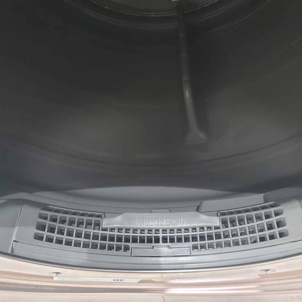 Pictures of Champagne Samsung 7.5 cu. ft. Front Load Electric Dryer with Steam Sanitize+ - Scratch & Dent - Minor - Neu Appliance Outlet - Discount Appliance Outlet in Austin, Tx