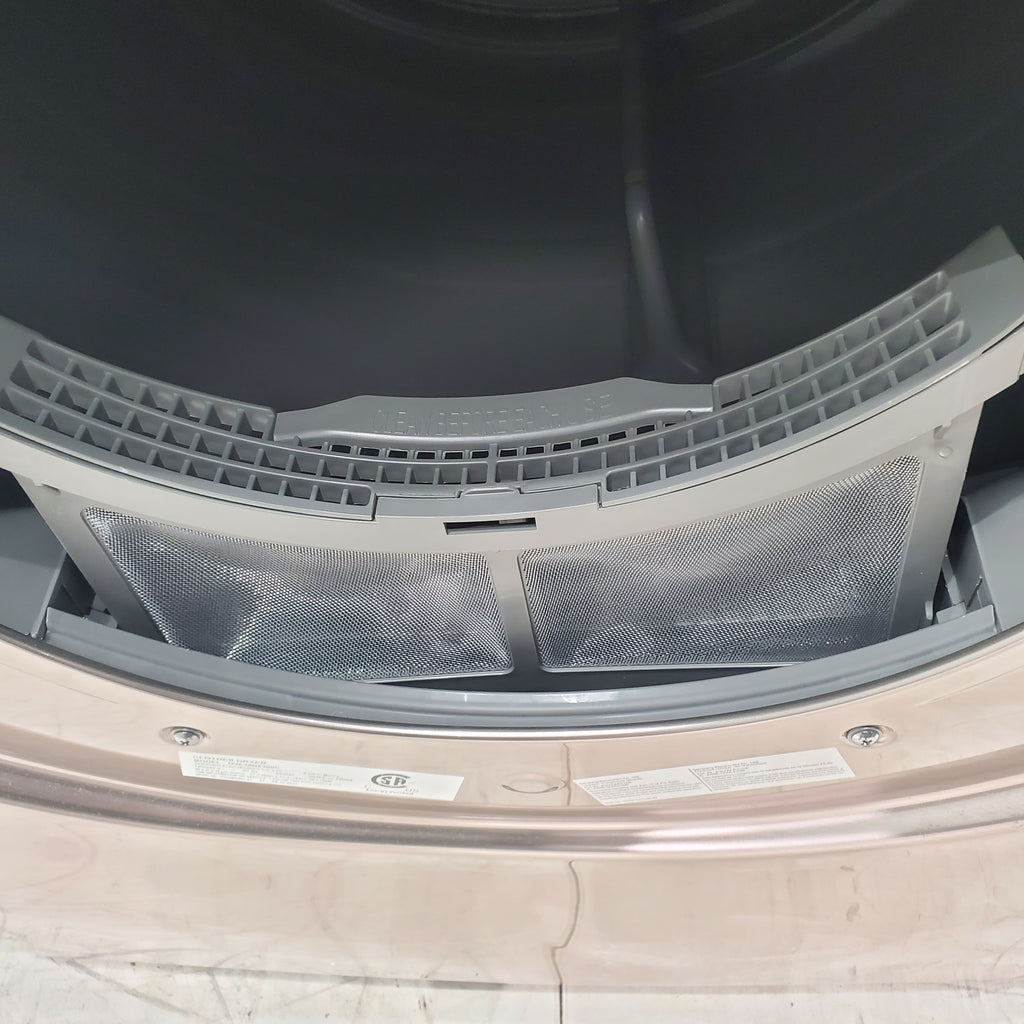 Pictures of Champagne Samsung 7.5 cu. ft. Front Load Electric Dryer with Steam Sanitize+ - Scratch & Dent - Minor - Neu Appliance Outlet - Discount Appliance Outlet in Austin, Tx