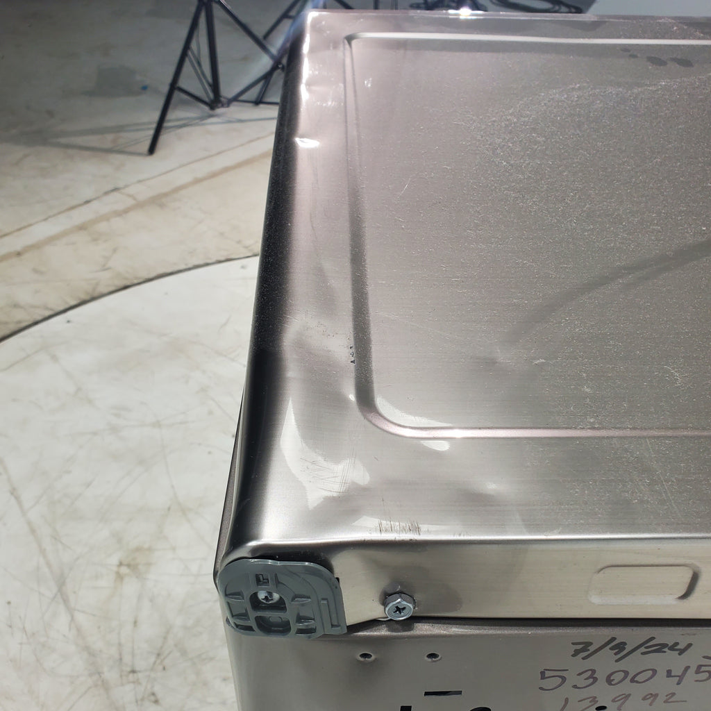 Pictures of Champagne Samsung 7.5 cu. ft. Front Load Electric Dryer with Steam Sanitize+ - Scratch & Dent - Minor - Neu Appliance Outlet - Discount Appliance Outlet in Austin, Tx