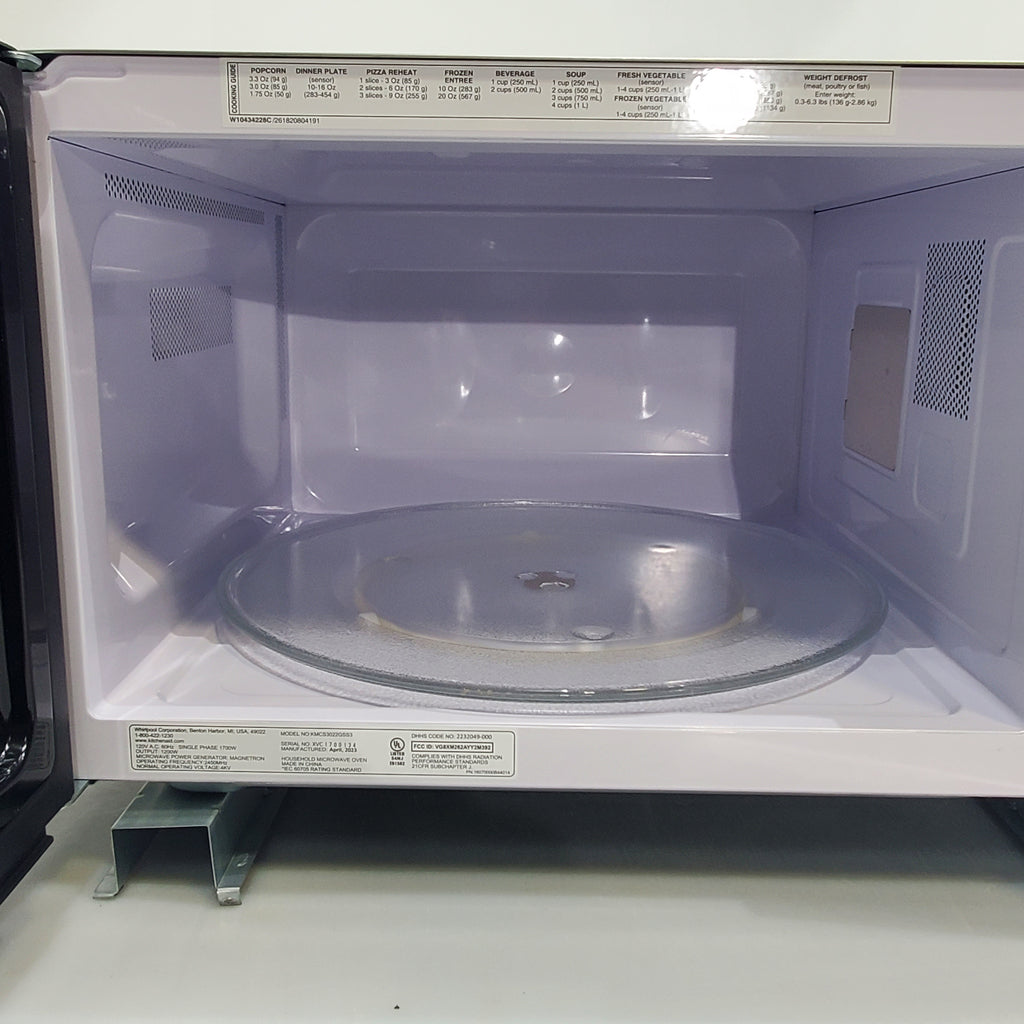 Pictures of KitchenAid 1200 Watt 2.2 Cu. Ft. Stainless Steel Countertop Microwave - Scratch and Dent - Minor - Neu Appliance Outlet - Discount Appliance Outlet in Austin, Tx