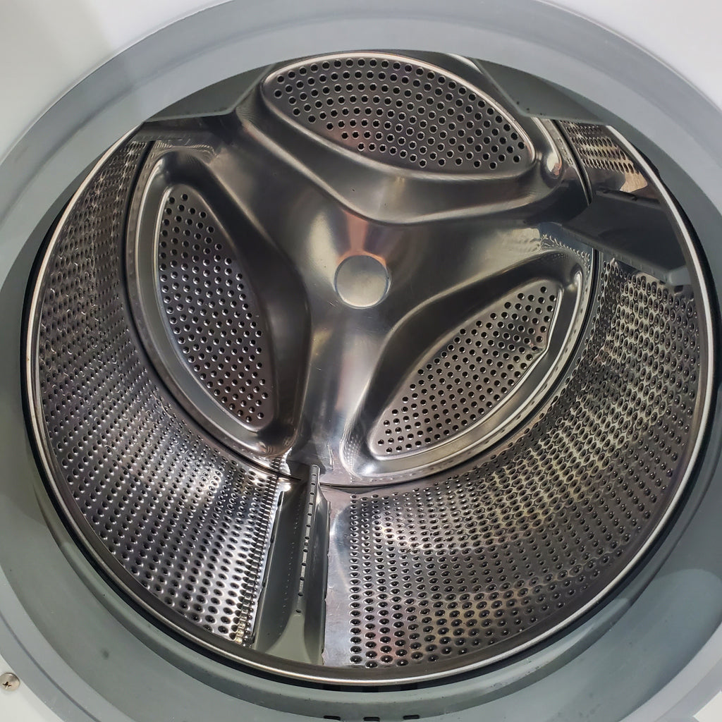 Pictures of LG Frontload 3.6 cu ft 27 inch Wide Washing Machine with Direct Drive Motor and White Samsung 7.5 cu. ft. Front Load Electric Dryer with Smart Care - Certified Refurbished - Neu Appliance Outlet - Discount Appliance Outlet in Austin, Tx