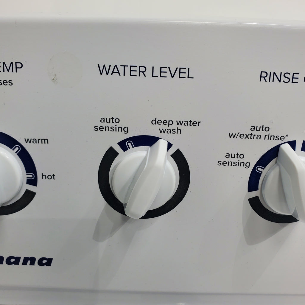 Pictures of Amana 3.8 cu. ft. Top Load Washing Machine with Deep Water Wash Option and Amana 7.0 cu. ft. Electric Dryer with Automatic Cycles - Certified Refurbished - Neu Appliance Outlet - Discount Appliance Outlet in Austin, Tx