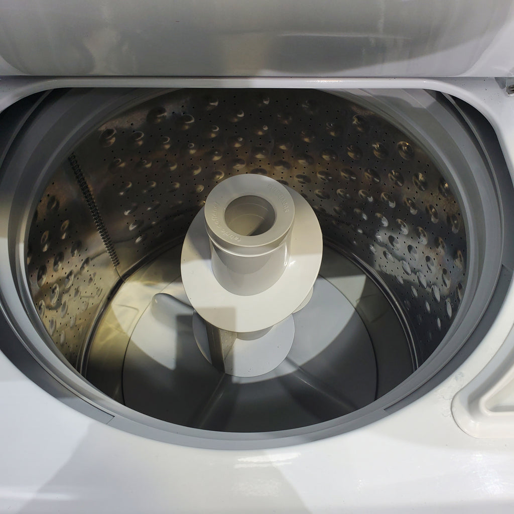 Pictures of GE 3.8 cu. ft. Laundry Center Washer and 5.9 cu. ft. Electric Dryer with Electro-Mechanical Rotary Dial Controls - Certified Refurbished - Neu Appliance Outlet - Discount Appliance Outlet in Austin, Tx