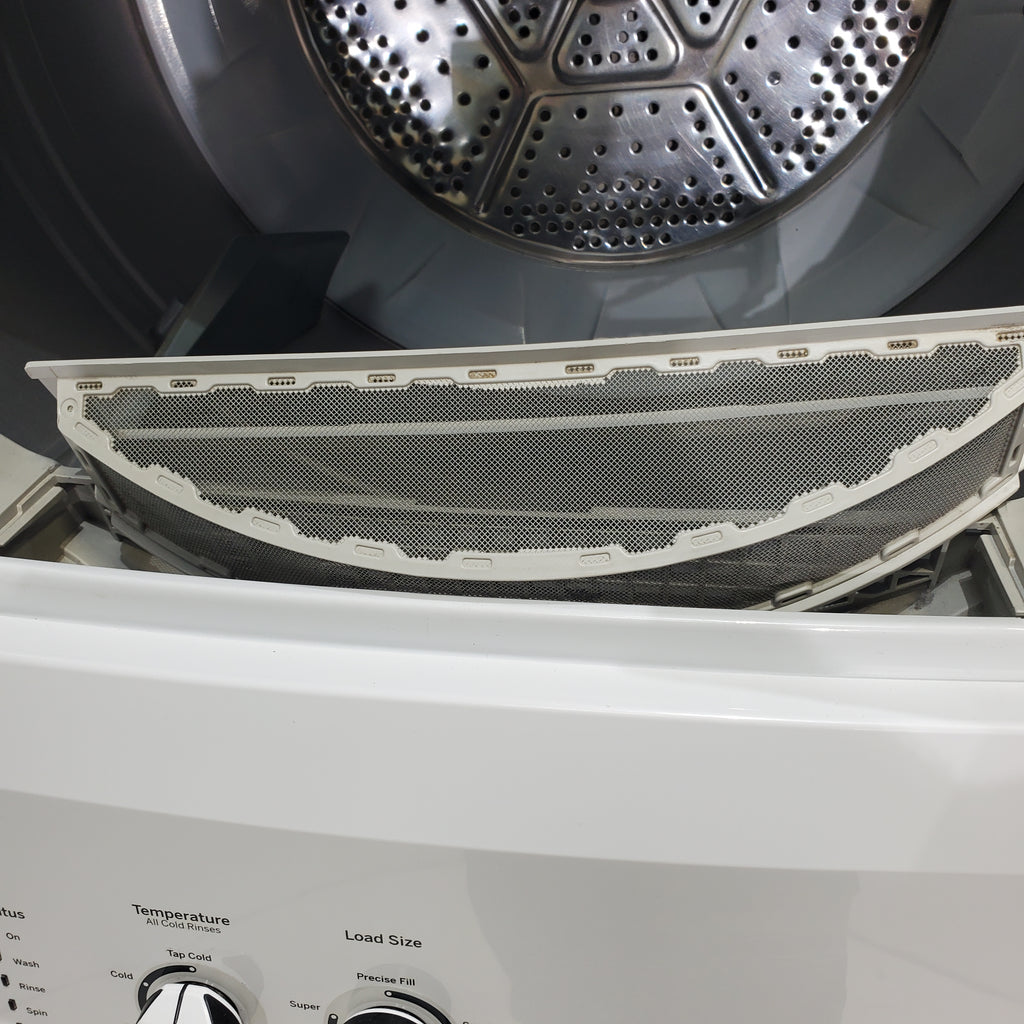 Pictures of GE 3.8 cu. ft. Laundry Center Washer and 5.9 cu. ft. Electric Dryer with Electro-Mechanical Rotary Dial Controls - Certified Refurbished - Neu Appliance Outlet - Discount Appliance Outlet in Austin, Tx