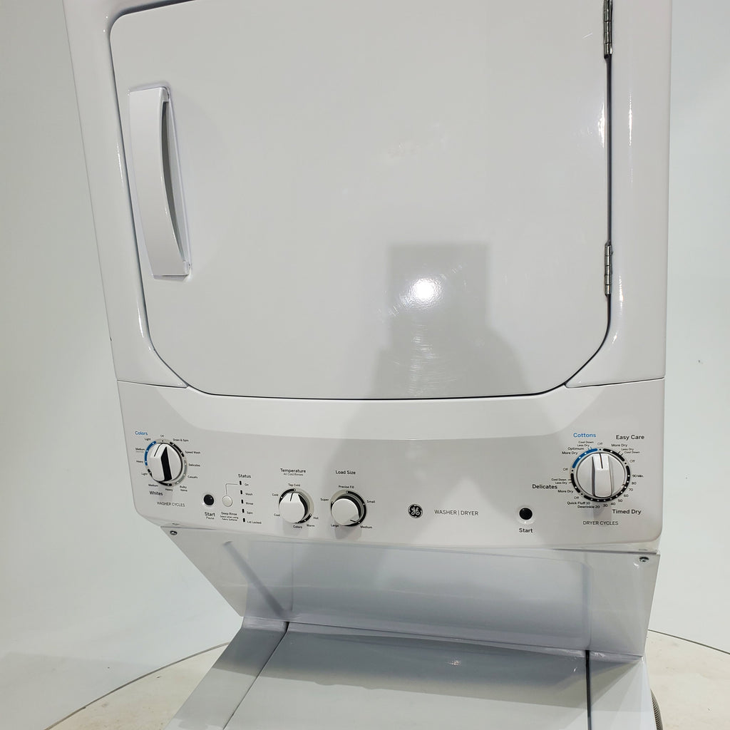 Pictures of GE 3.8 cu. ft. Laundry Center Washer and 5.9 cu. ft. Electric Dryer with Electro-Mechanical Rotary Dial Controls - Certified Refurbished - Neu Appliance Outlet - Discount Appliance Outlet in Austin, Tx