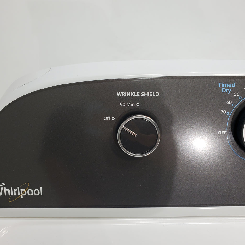 Pictures of ENERGY STAR 3.8 cu ft Whirlpool Top-Load Washing Machine with Low-Profile Impeller and 7.0 cu ft Whirlpool Electric Dryer with Hamper Door - Certified Refurbished - Neu Appliance Outlet - Discount Appliance Outlet in Austin, Tx