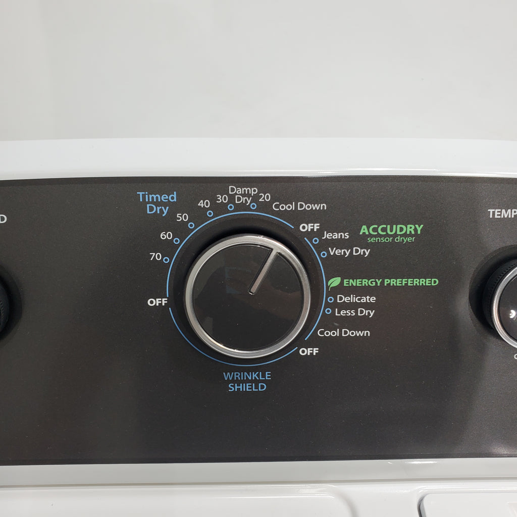 Pictures of ENERGY STAR 3.8 cu ft Whirlpool Top-Load Washing Machine with Low-Profile Impeller and 7.0 cu ft Whirlpool Electric Dryer with Hamper Door - Certified Refurbished - Neu Appliance Outlet - Discount Appliance Outlet in Austin, Tx