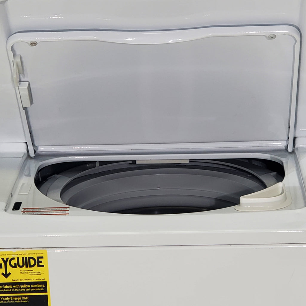 Pictures of 24 in. Wide GE Spacemaker Laundry Center with 2.3 cu. ft. Capacity Top Load Washing Machine and 4.4 cu. ft. Electric Dryer - Certified Refurbished - Neu Appliance Outlet - Discount Appliance Outlet in Austin, Tx