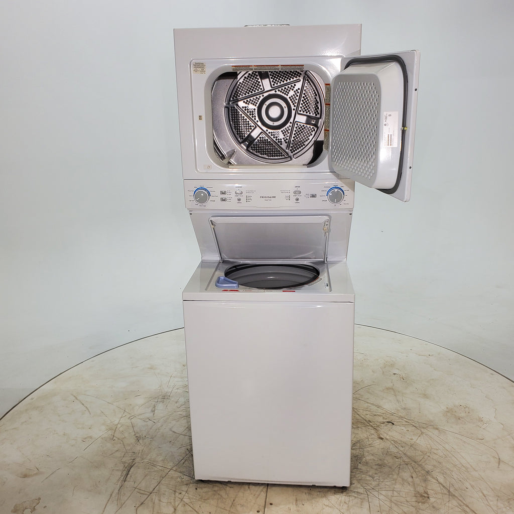 Pictures of Frigidaire Stacked Laundry Center with 3.9 cu ft Capacity Washer and 5.6 cu ft Electric Dryer with Maxfill Option- Certified Refurbished - Neu Appliance Outlet - Discount Appliance Outlet in Austin, Tx