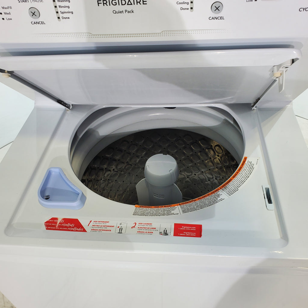 Pictures of Frigidaire Stacked Laundry Center with 3.9 cu ft Capacity Washer and 5.6 cu ft Electric Dryer with Maxfill Option- Certified Refurbished - Neu Appliance Outlet - Discount Appliance Outlet in Austin, Tx