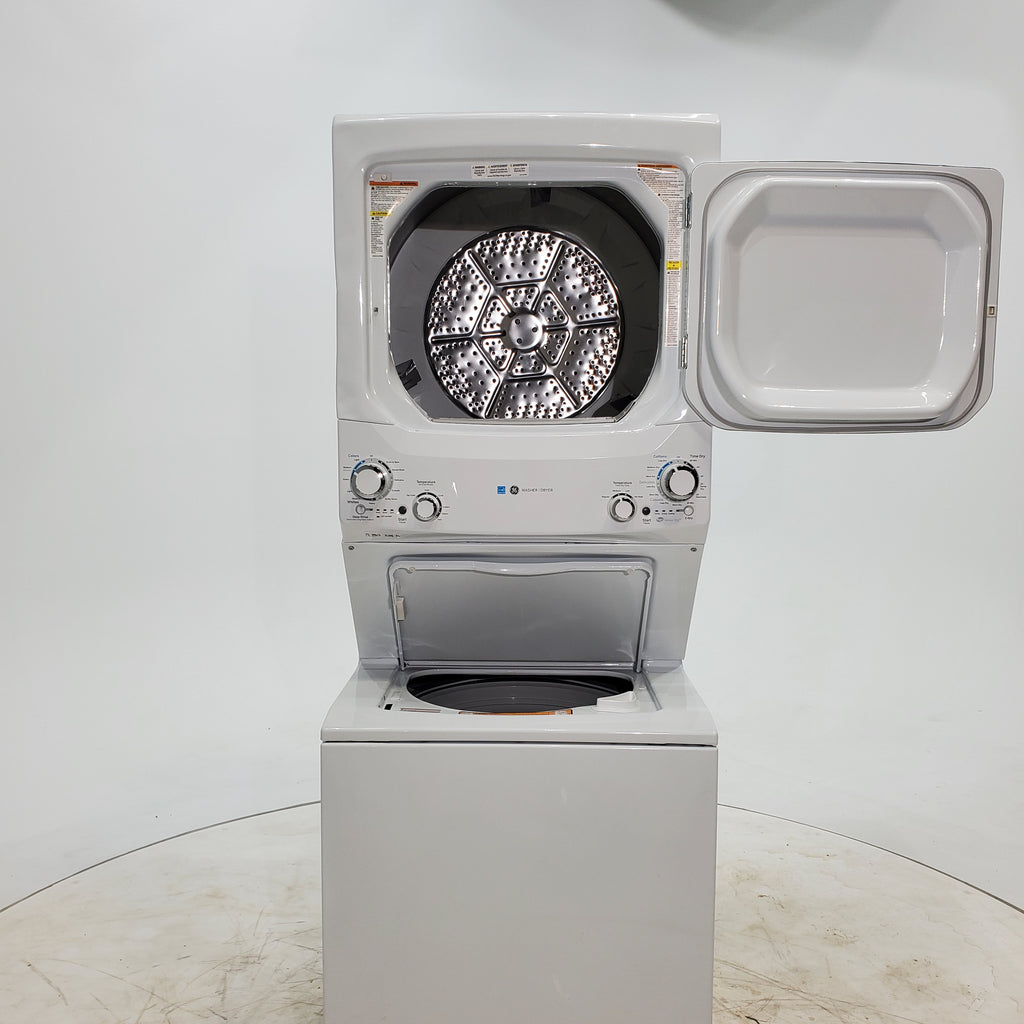 Pictures of ENERGY STAR GE 3.9 cu. ft. Laundry Center Washer with Infusor Wash Mechanism and 5.9 cu. ft. Electric Dryer with 3-Way Venting - Scratch & Dent - Major - Neu Appliance Outlet - Discount Appliance Outlet in Austin, Tx