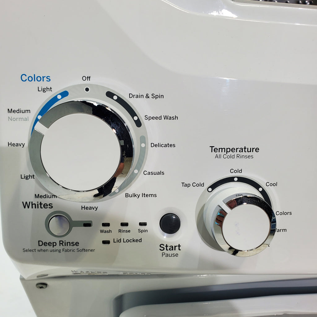 Pictures of ENERGY STAR GE 3.9 cu. ft. Laundry Center Washer with Infusor Wash Mechanism and 5.9 cu. ft. Electric Dryer with 3-Way Venting - Scratch & Dent - Major - Neu Appliance Outlet - Discount Appliance Outlet in Austin, Tx