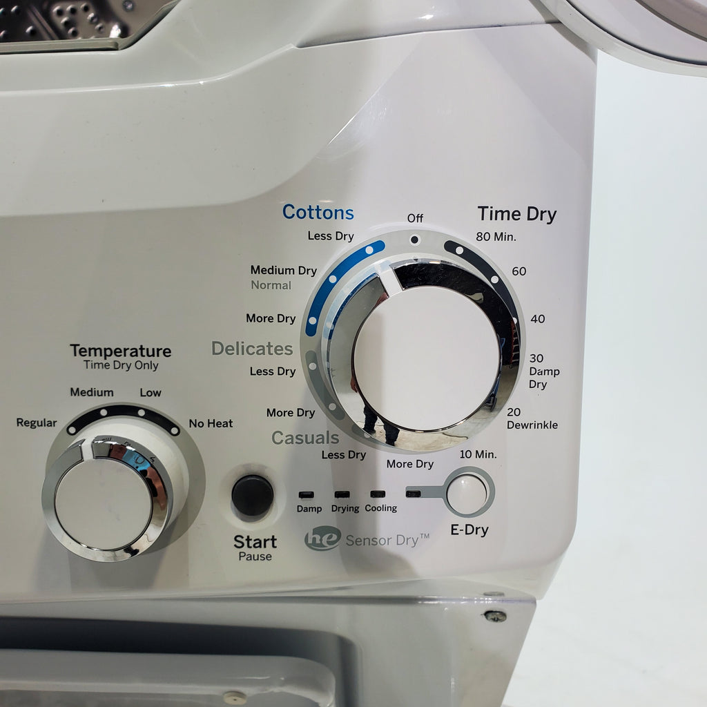Pictures of ENERGY STAR GE 3.9 cu. ft. Laundry Center Washer with Infusor Wash Mechanism and 5.9 cu. ft. Electric Dryer with 3-Way Venting - Scratch & Dent - Major - Neu Appliance Outlet - Discount Appliance Outlet in Austin, Tx