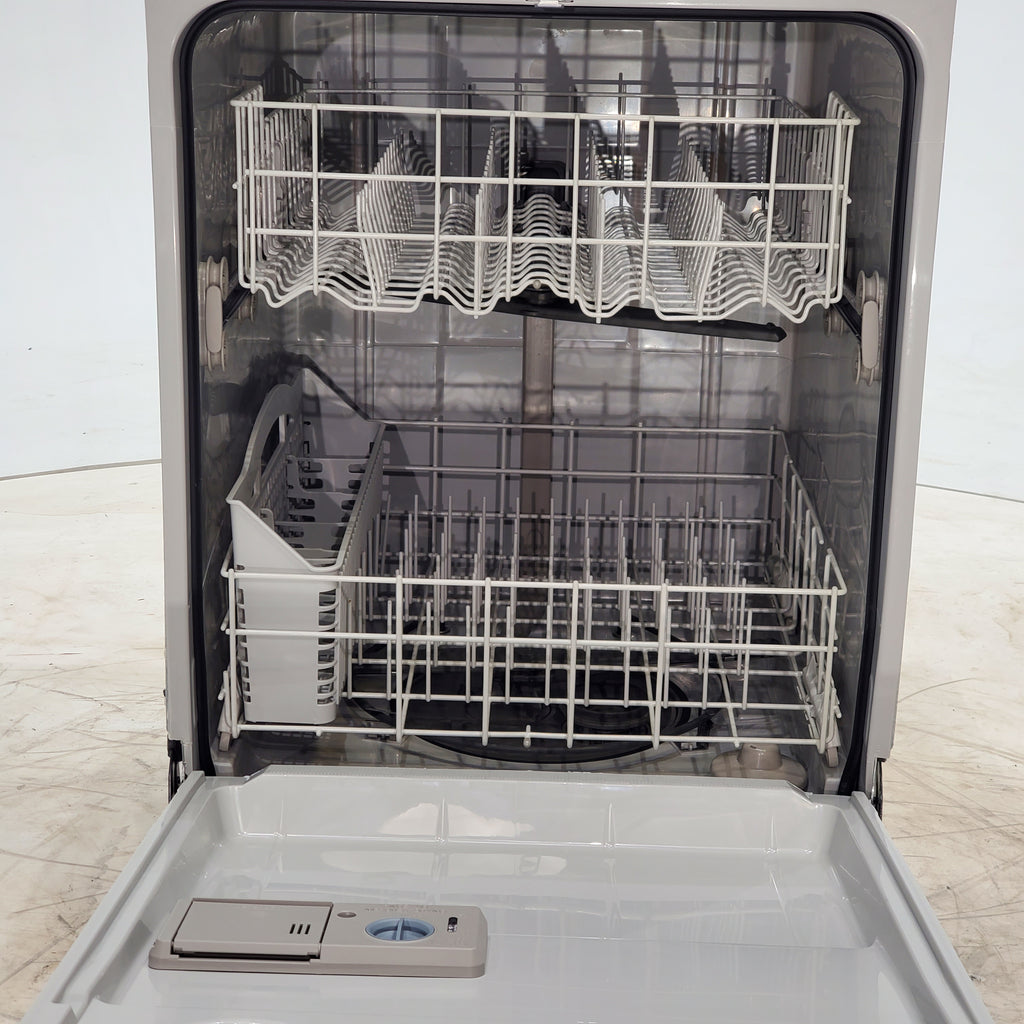 Pictures of Standard 24 in Width Stainless Steel ENERGY STAR Whirlpool Built In Dishwasher with 1-Hour Wash Cycle - Scratch & Dent - Moderate - Neu Appliance Outlet - Discount Appliance Outlet in Austin, Tx