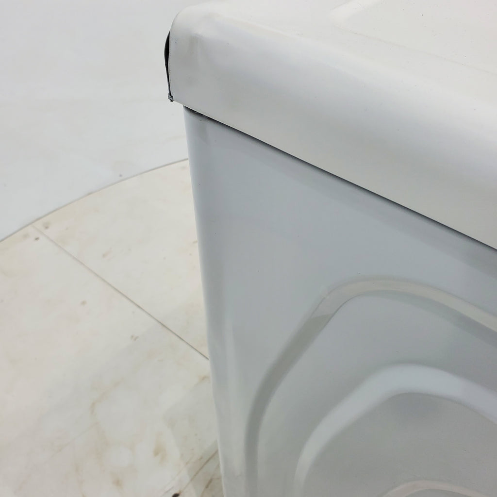 Pictures of White Samsung 7.5 cu. ft. Front Load Electric Dryer with Smart Care - Scratch and Dent - Major - Neu Appliance Outlet - Discount Appliance Outlet in Austin, Tx