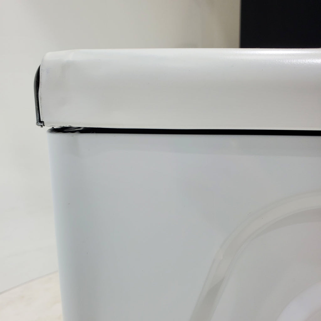 Pictures of White Samsung 7.5 cu. ft. Front Load Electric Dryer with Smart Care - Scratch and Dent - Major - Neu Appliance Outlet - Discount Appliance Outlet in Austin, Tx
