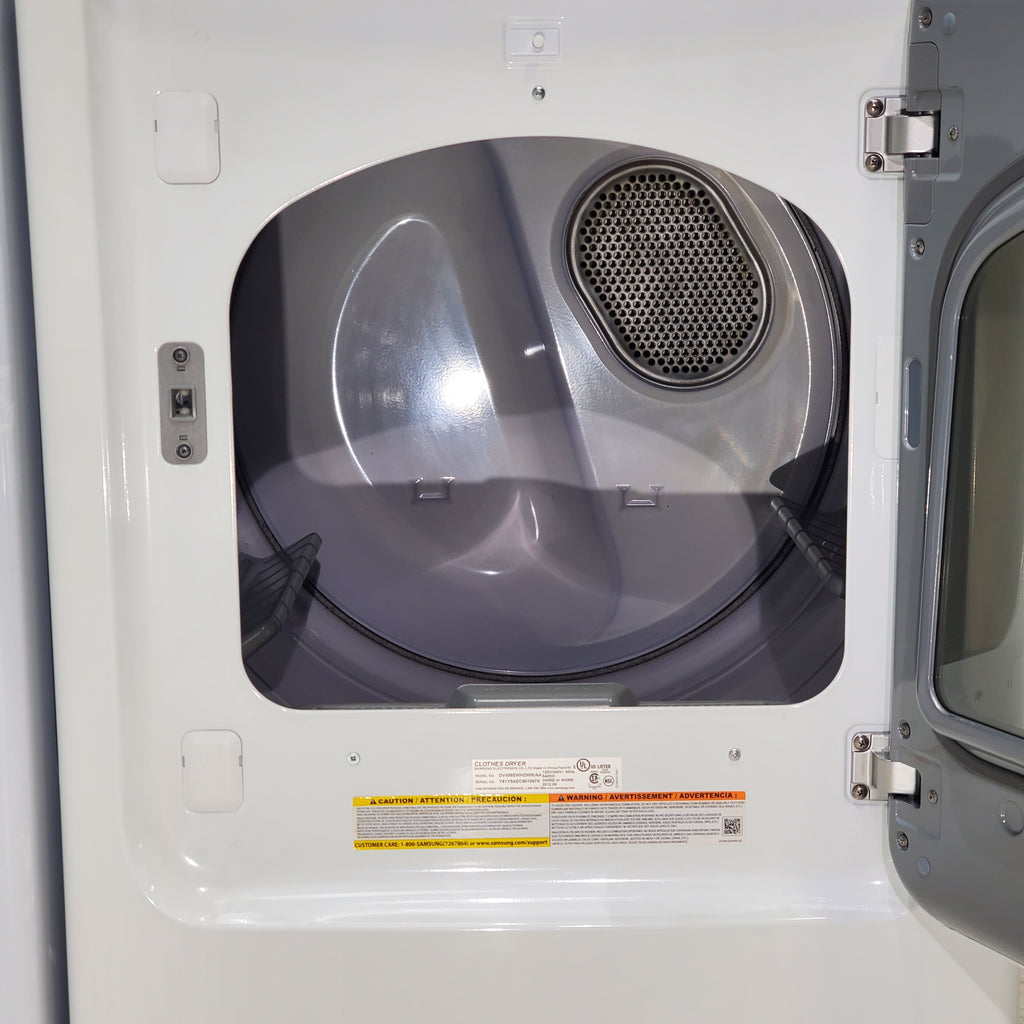 Pictures of ENERGY STAR Samsung 5.0 cu. ft. Top Load Washing Machine with Active Water Jet and Samsung 7.3 cu. ft. Electric Dryer with Smart Care - Certified Refurbished - Neu Appliance Outlet - Discount Appliance Outlet in Austin, Tx