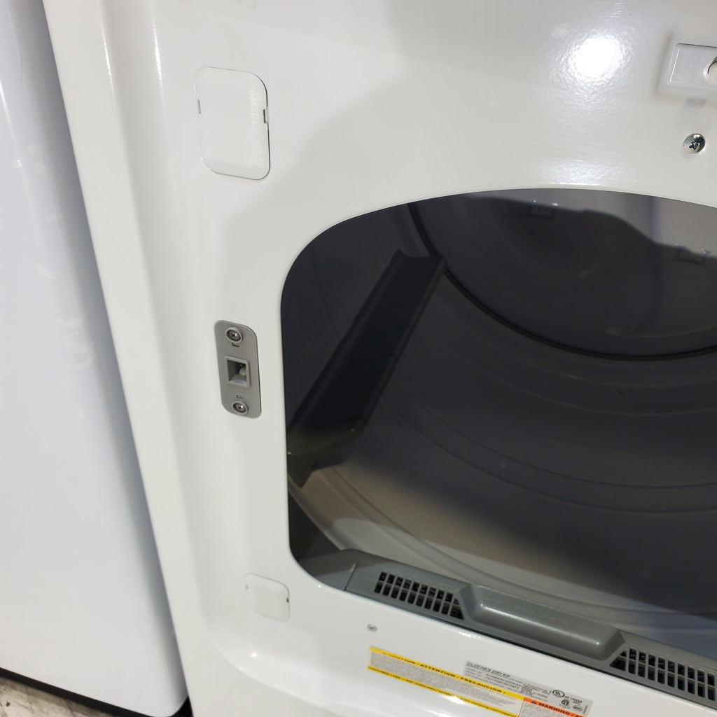 Pictures of ENERGY STAR Samsung 5.0 cu. ft. Top Load Washing Machine with Active Water Jet and Samsung 7.3 cu. ft. Electric Dryer with Smart Care - Certified Refurbished - Neu Appliance Outlet - Discount Appliance Outlet in Austin, Tx