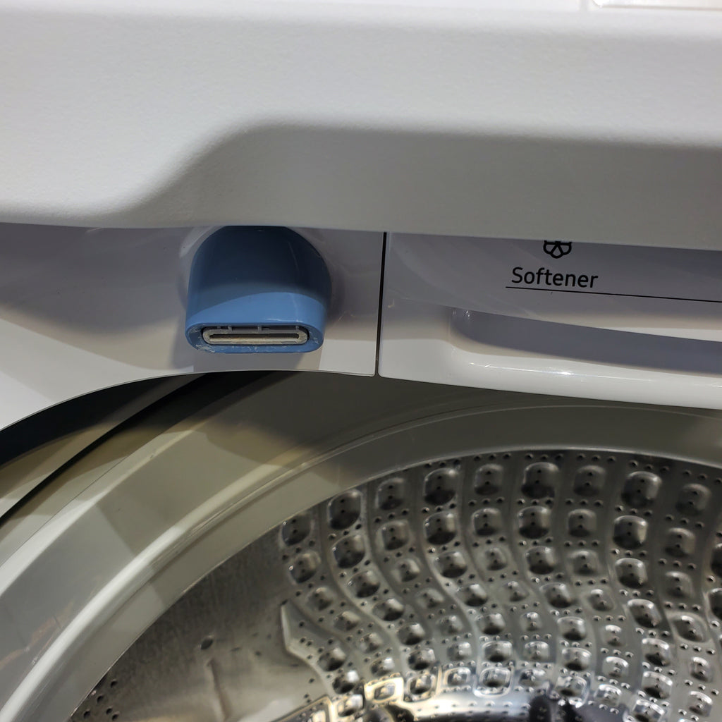 Pictures of ENERGY STAR Samsung 5.0 cu. ft. Top Load Washing Machine with Active Water Jet and Samsung 7.3 cu. ft. Electric Dryer with Smart Care - Certified Refurbished - Neu Appliance Outlet - Discount Appliance Outlet in Austin, Tx