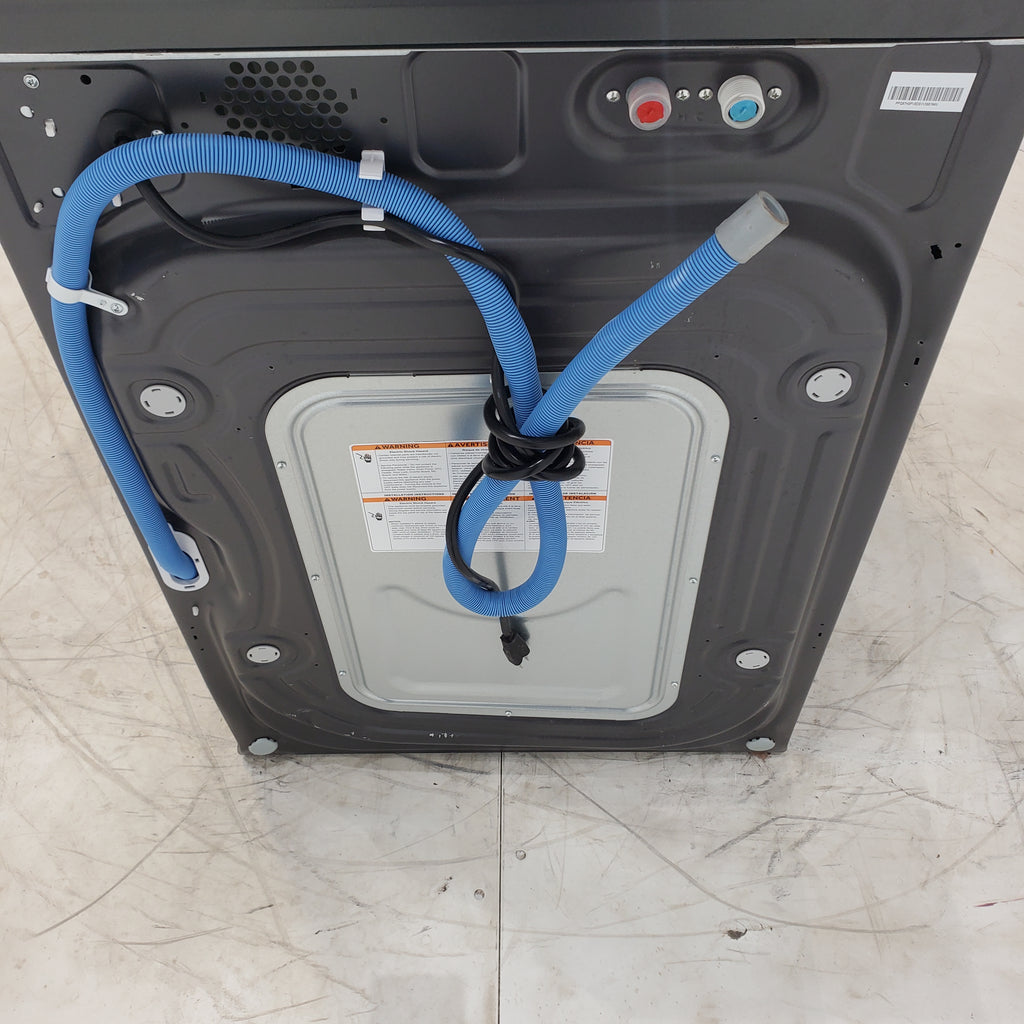 Pictures of Carbon Graphite ENERGY STAR  GE Profile 4.5 cu. ft. Capacity Front Load Combo Washing Machine and Electric Dryer with Ventless Heat Pump Technology - Scratch & Dent - Moderate - Neu Appliance Outlet - Discount Appliance Outlet in Austin, Tx