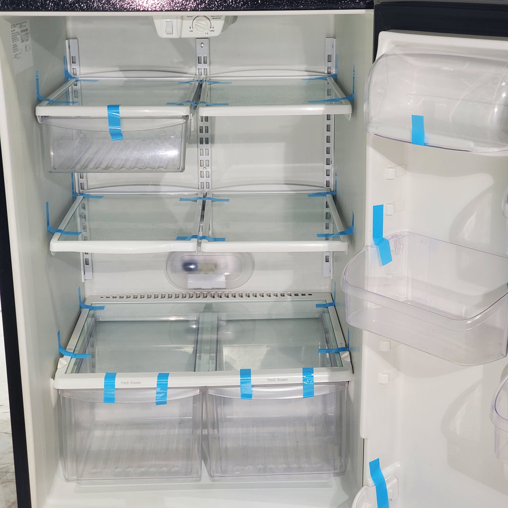 Pictures of 30" Wide Frigidaire Gallery Stainless Steel ENERGY STAR 20.6 Cu. Ft. Top Freezer Refrigerator with Spill Safe Glass Shelves - Certified Refurbished - Neu Appliance Outlet - Discount Appliance Outlet in Austin, Tx