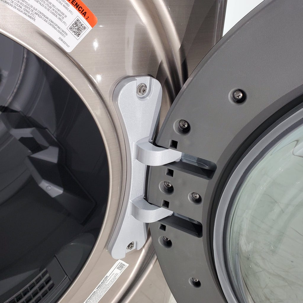 Pictures of Champagne Samsung 7.5 cu. ft. Front Load Steam Gas Dryer with Wi-Fi Connectivity- Scratch & Dent - Minor - Neu Appliance Outlet - Discount Appliance Outlet in Austin, Tx