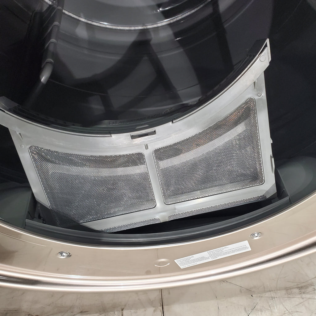 Pictures of Champagne Samsung 7.5 cu. ft. Front Load Electric Dryer with Steam Sanitize+- Scratch & Dent - Moderate - Neu Appliance Outlet - Discount Appliance Outlet in Austin, Tx