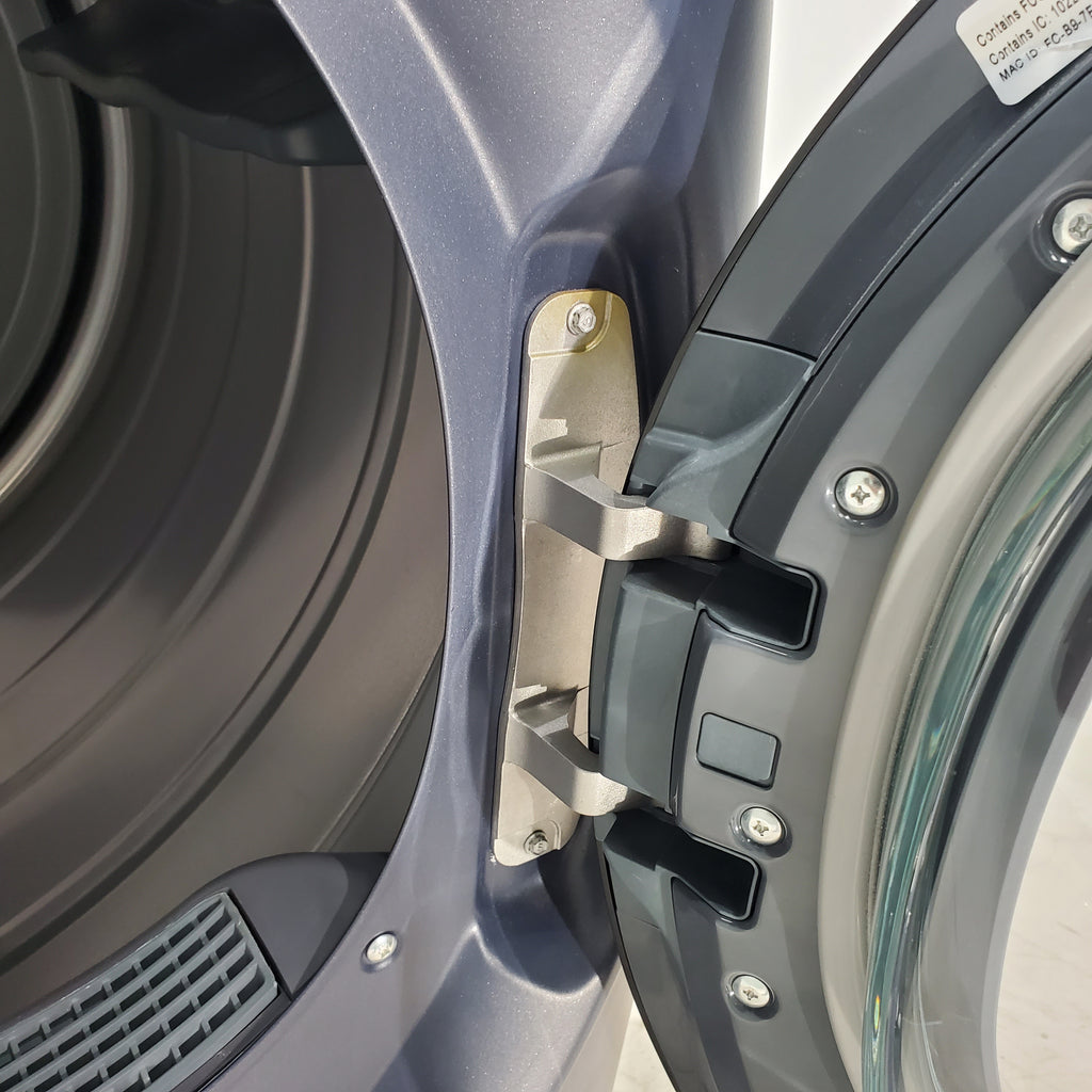 Pictures of Sapphire Blue ENERGY STAR GE 7.8 cu. ft. Stackable Front Load Electric Dryer with Voice Control - Scratch & Dent - Minor - Neu Appliance Outlet - Discount Appliance Outlet in Austin, Tx