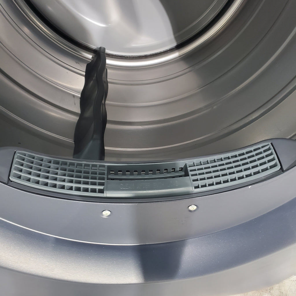 Pictures of Sapphire Blue ENERGY STAR GE 7.8 cu. ft. Stackable Front Load Electric Dryer with Voice Control - Scratch & Dent - Minor - Neu Appliance Outlet - Discount Appliance Outlet in Austin, Tx