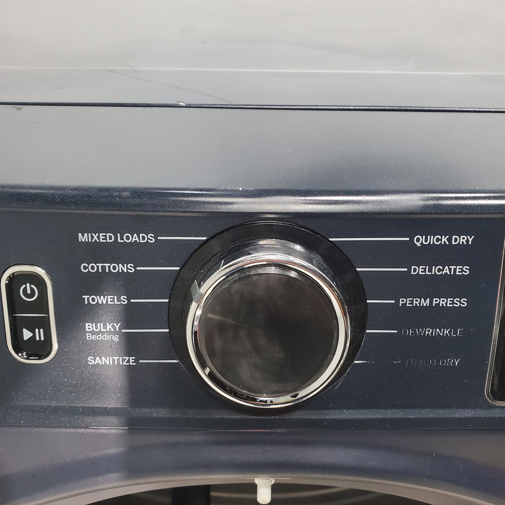Pictures of Sapphire Blue ENERGY STAR GE 7.8 cu. ft. Stackable Front Load Electric Dryer with Voice Control - Scratch & Dent - Minor - Neu Appliance Outlet - Discount Appliance Outlet in Austin, Tx