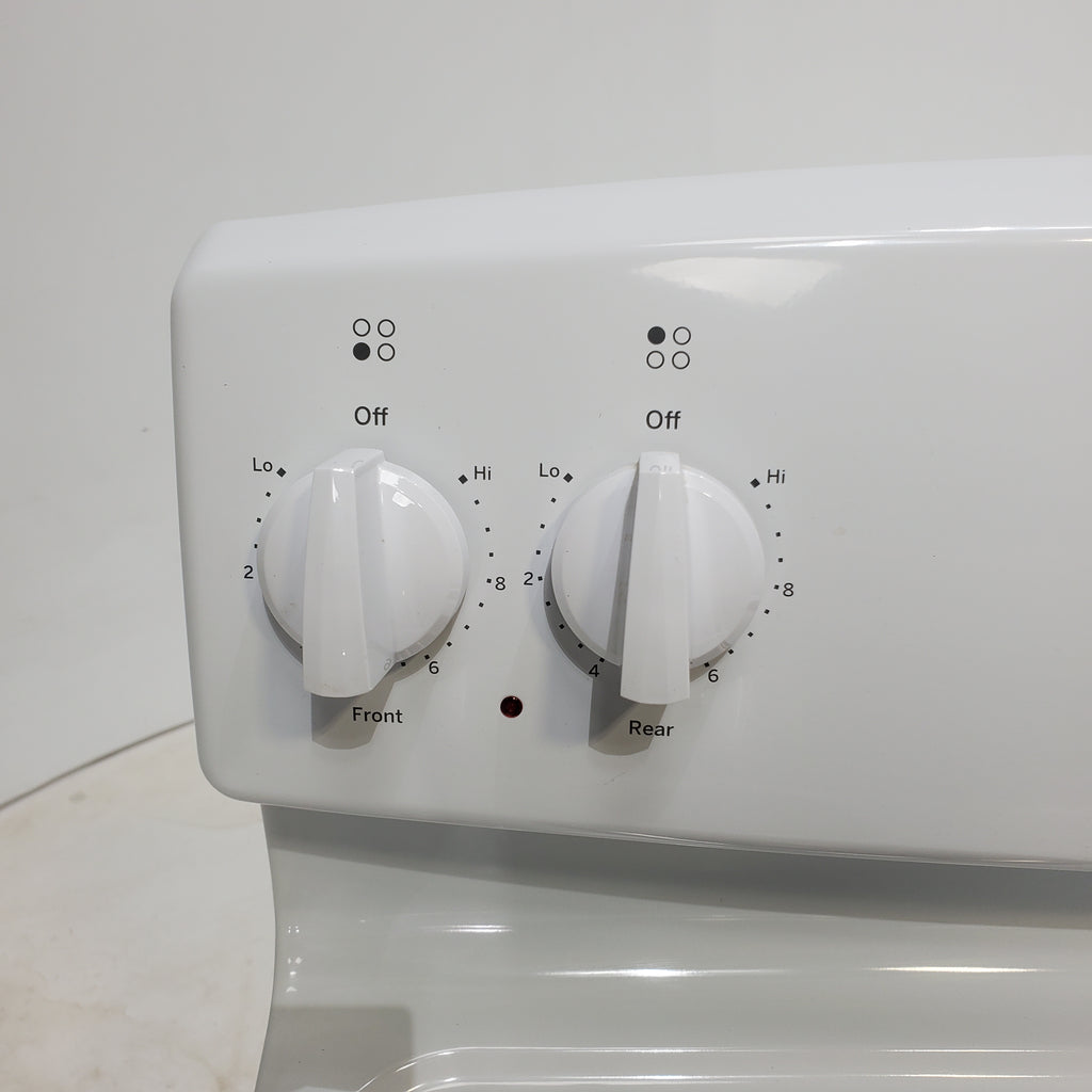 Pictures of White GE 5.3 cu. ft. Freestanding 4 Element Electric Range with Dual Element Baking and Self-Cleaning Oven- Certified Refurbished - Neu Appliance Outlet - Discount Appliance Outlet in Austin, Tx