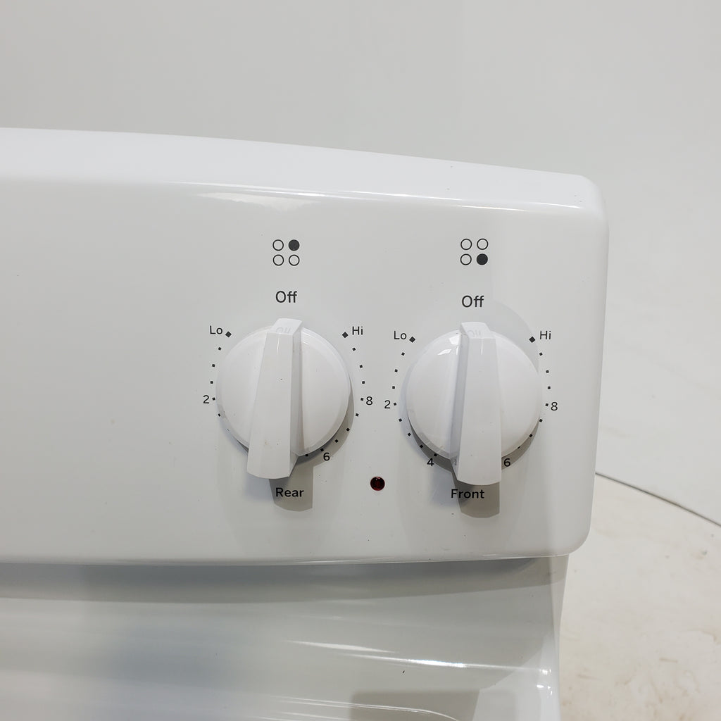Pictures of White GE 5.3 cu. ft. Freestanding 4 Element Electric Range with Dual Element Baking and Self-Cleaning Oven- Certified Refurbished - Neu Appliance Outlet - Discount Appliance Outlet in Austin, Tx