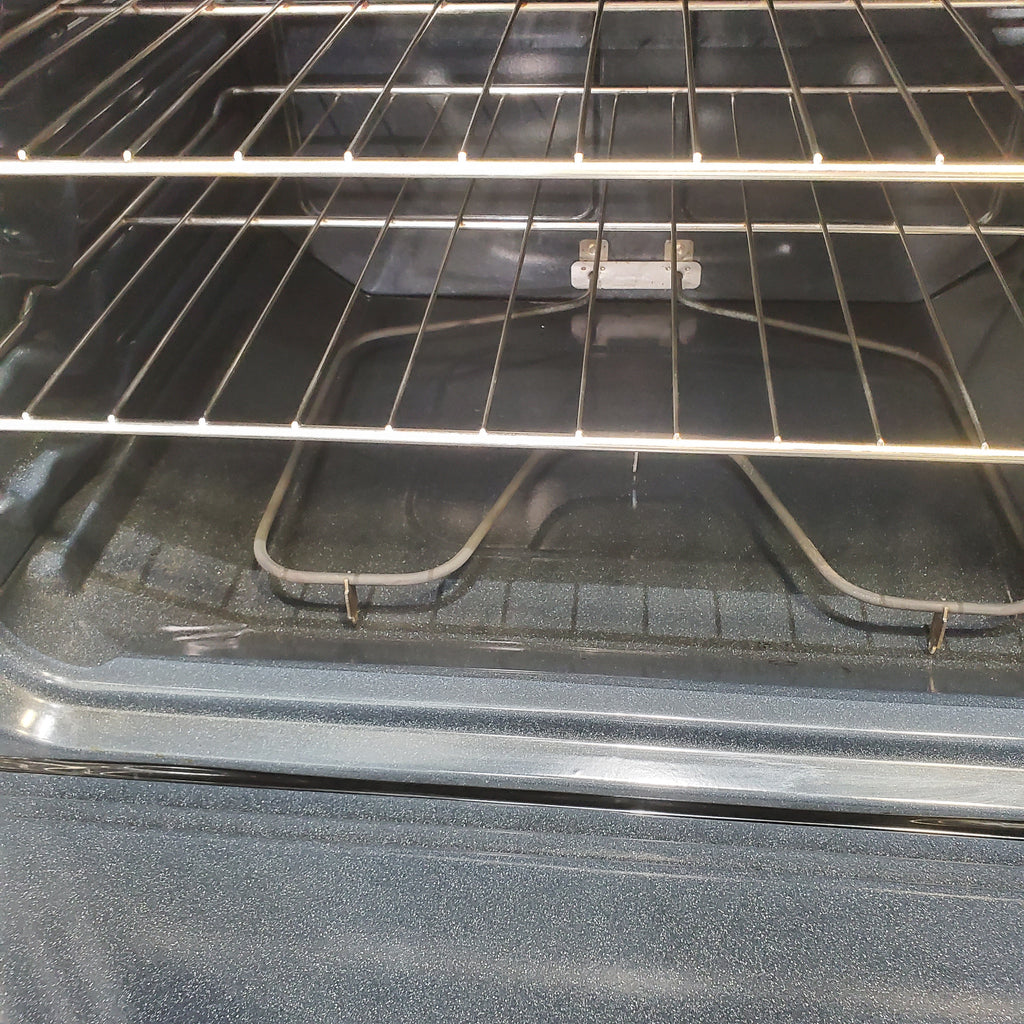 Pictures of White GE 5.0 cu. ft. Freestanding 4 Heating Element Electric Range with Dual Element Bake - Certified Refurbished - Neu Appliance Outlet - Discount Appliance Outlet in Austin, Tx