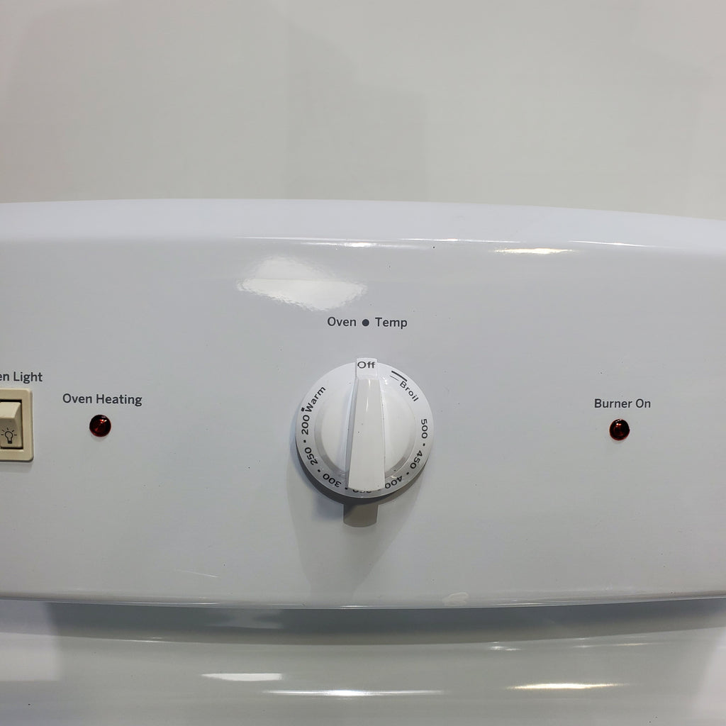 Pictures of White GE 5.0 cu. ft. Freestanding 4 Heating Element Electric Range with Dual Element Bake - Certified Refurbished - Neu Appliance Outlet - Discount Appliance Outlet in Austin, Tx