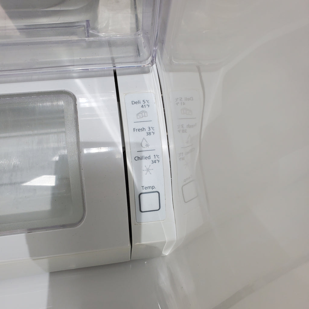 Pictures of White ENERGY STAR Samsung 25.5 cu. ft. 3 Door French Door Refrigerator with Twin Cooling Plus - Certified Refurbished - Neu Appliance Outlet - Discount Appliance Outlet in Austin, Tx