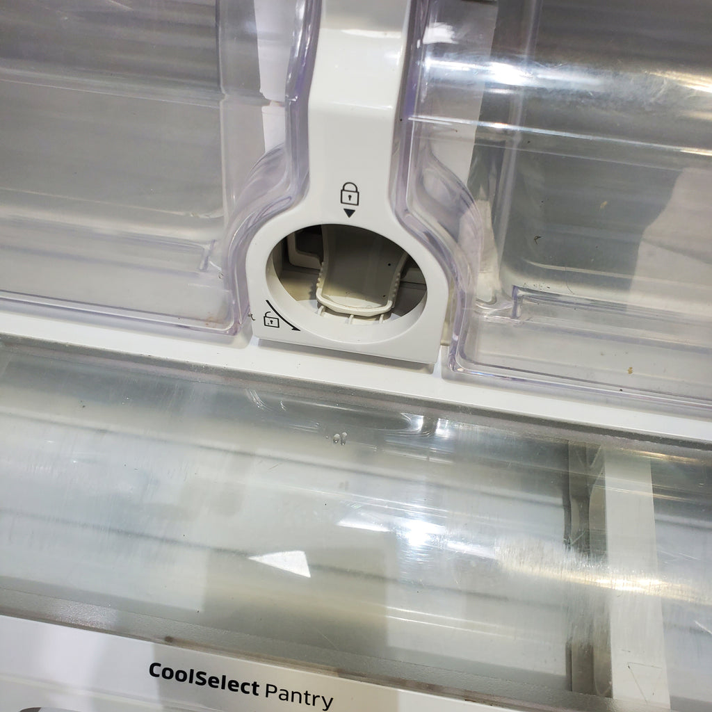 Pictures of White ENERGY STAR Samsung 25.5 cu. ft. 3 Door French Door Refrigerator with Twin Cooling Plus - Certified Refurbished - Neu Appliance Outlet - Discount Appliance Outlet in Austin, Tx