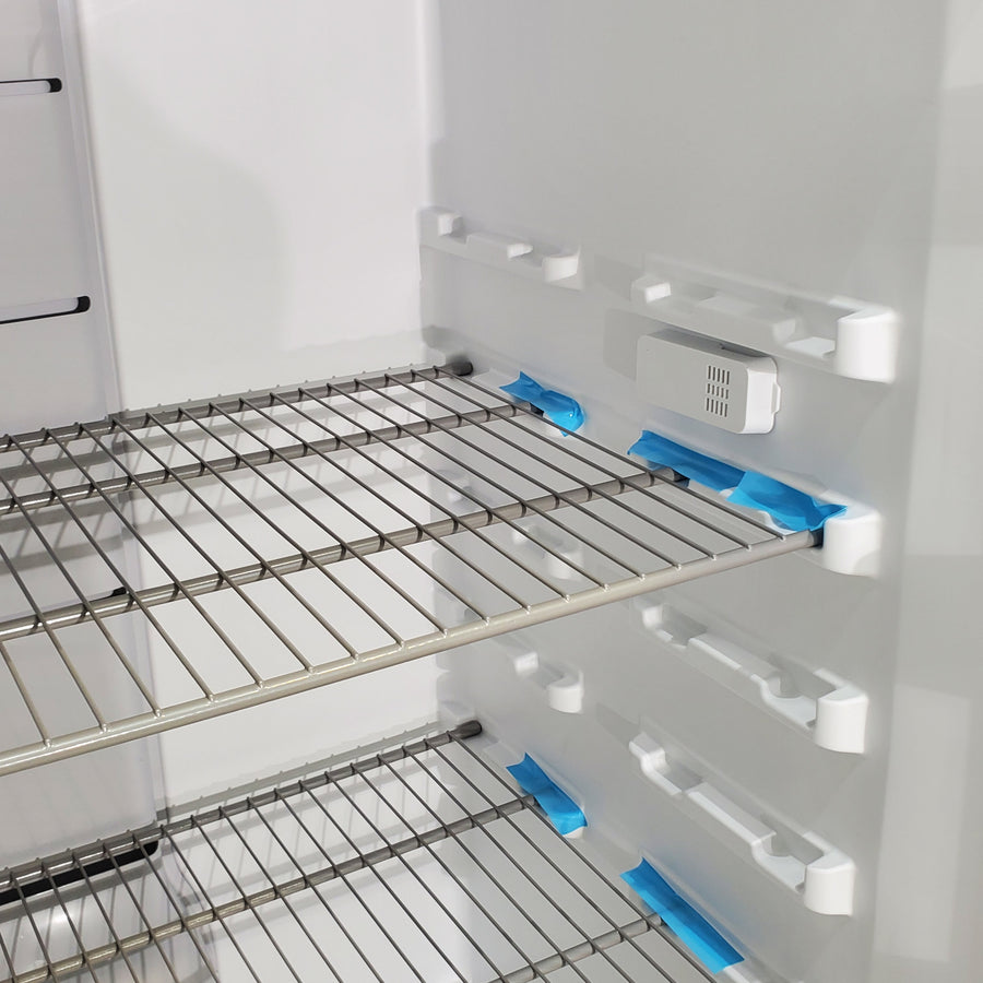 34 in. Wide White Whirlpool 19.65 cu. ft. Upright Freezer with Fast Freeze - Scratch & Dent - Minor