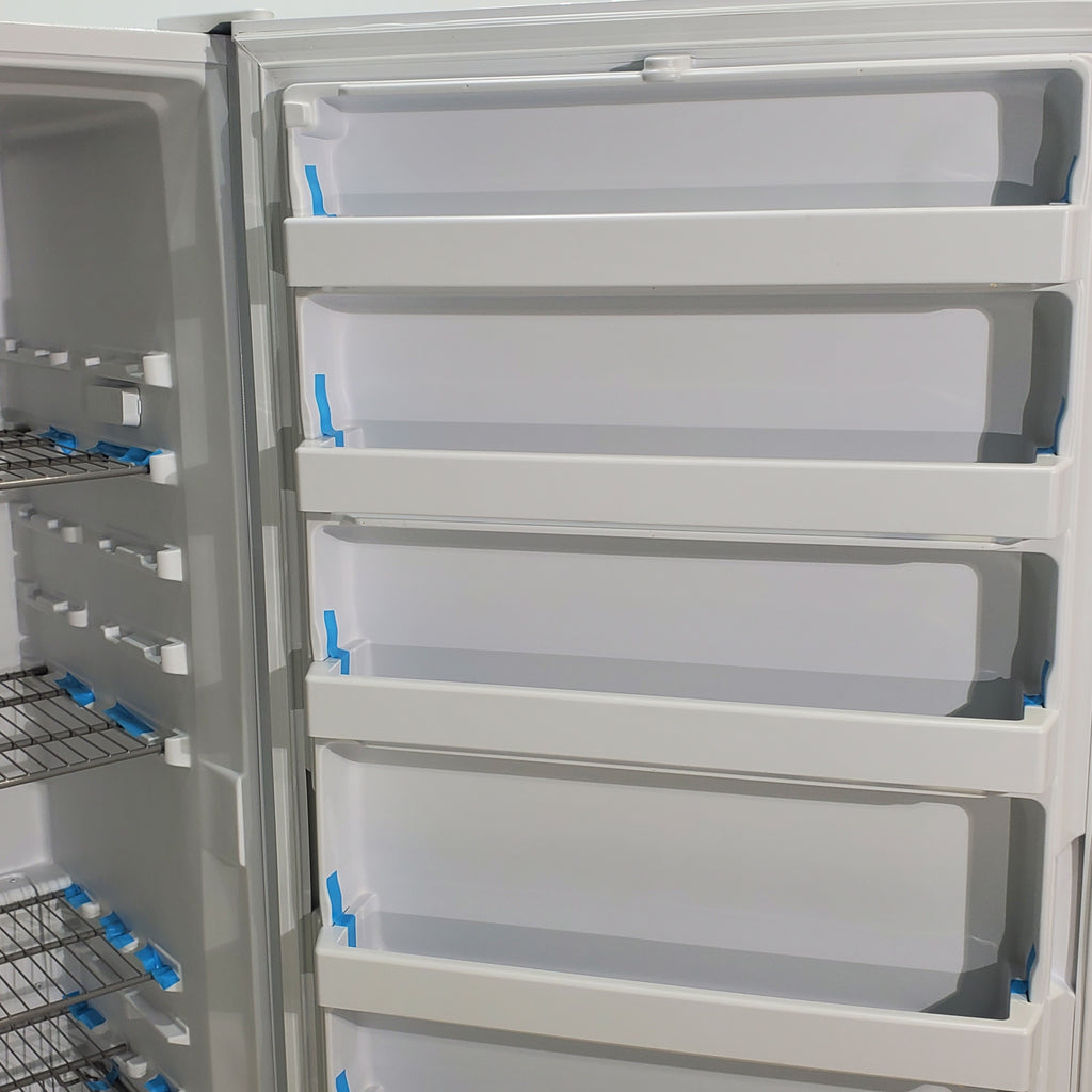 Pictures of 34 in. Wide White Whirlpool 19.65 cu. ft. Upright Freezer with Fast Freeze - Scratch & Dent - Minor - Neu Appliance Outlet - Discount Appliance Outlet in Austin, Tx