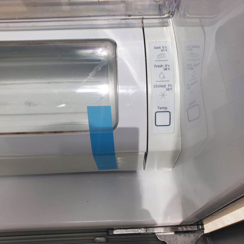 Pictures of Stainless Steel ENERGY STAR Samsung 24.6 cu. ft. 3 Door French Door Refrigerator with Dual Ice Maker - Certified Refurbished - Neu Appliance Outlet - Discount Appliance Outlet in Austin, Tx