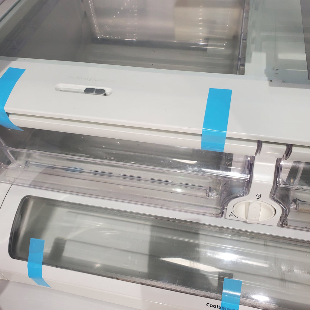 Pictures of Stainless Steel ENERGY STAR Samsung 24.6 cu. ft. 3 Door French Door Refrigerator with Dual Ice Maker - Certified Refurbished - Neu Appliance Outlet - Discount Appliance Outlet in Austin, Tx