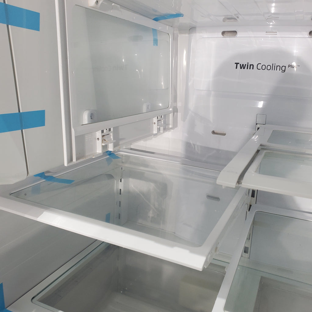 Pictures of Stainless Steel ENERGY STAR Samsung 24.6 cu. ft. 3 Door French Door Refrigerator with Dual Ice Maker - Certified Refurbished - Neu Appliance Outlet - Discount Appliance Outlet in Austin, Tx