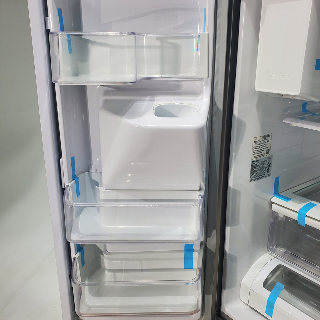 Pictures of Stainless Steel ENERGY STAR Samsung 24.6 cu. ft. 3 Door French Door Refrigerator with Dual Ice Maker - Certified Refurbished - Neu Appliance Outlet - Discount Appliance Outlet in Austin, Tx