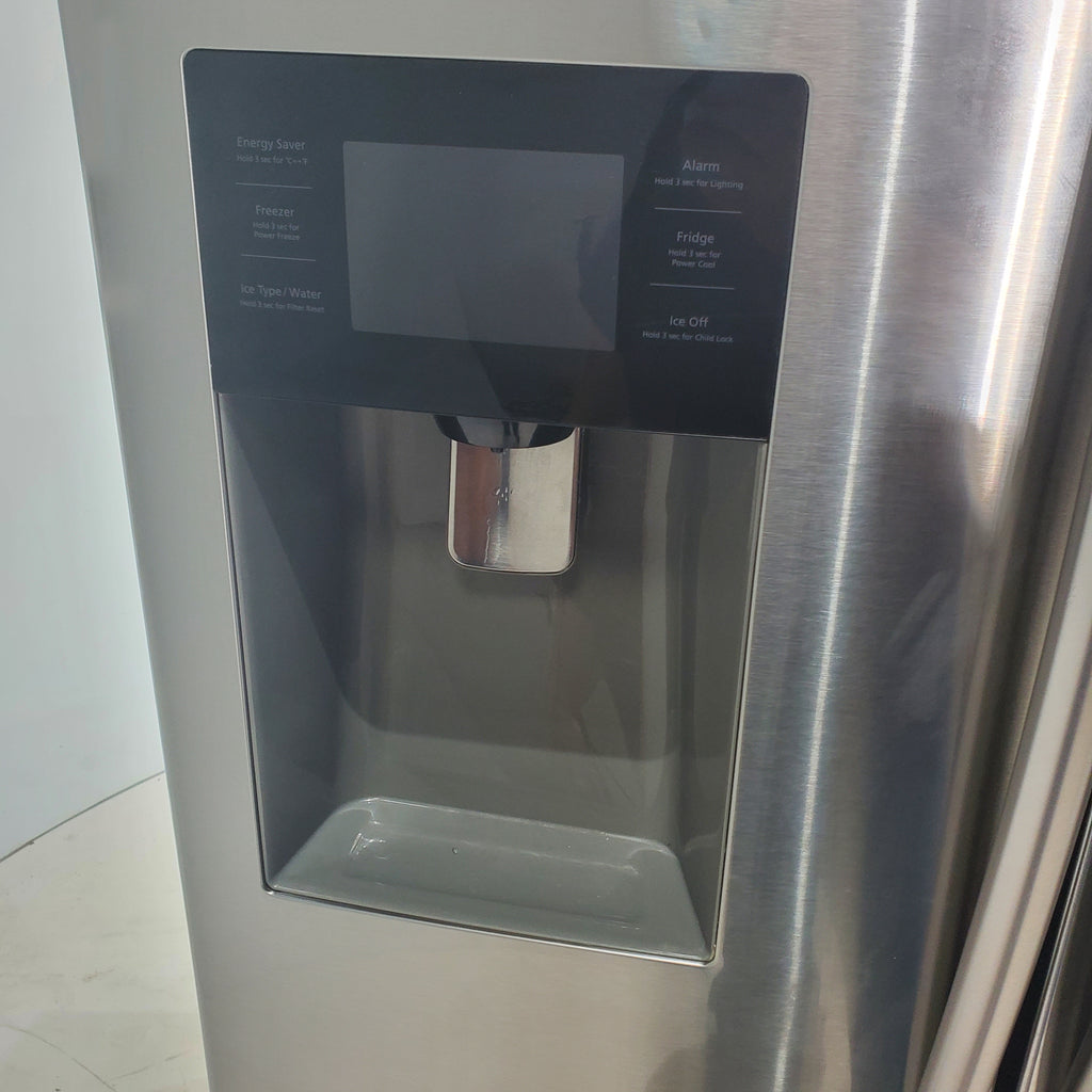 Pictures of Stainless Steel ENERGY STAR Samsung 24.6 cu. ft. 3 Door French Door Refrigerator with Dual Ice Maker - Certified Refurbished - Neu Appliance Outlet - Discount Appliance Outlet in Austin, Tx