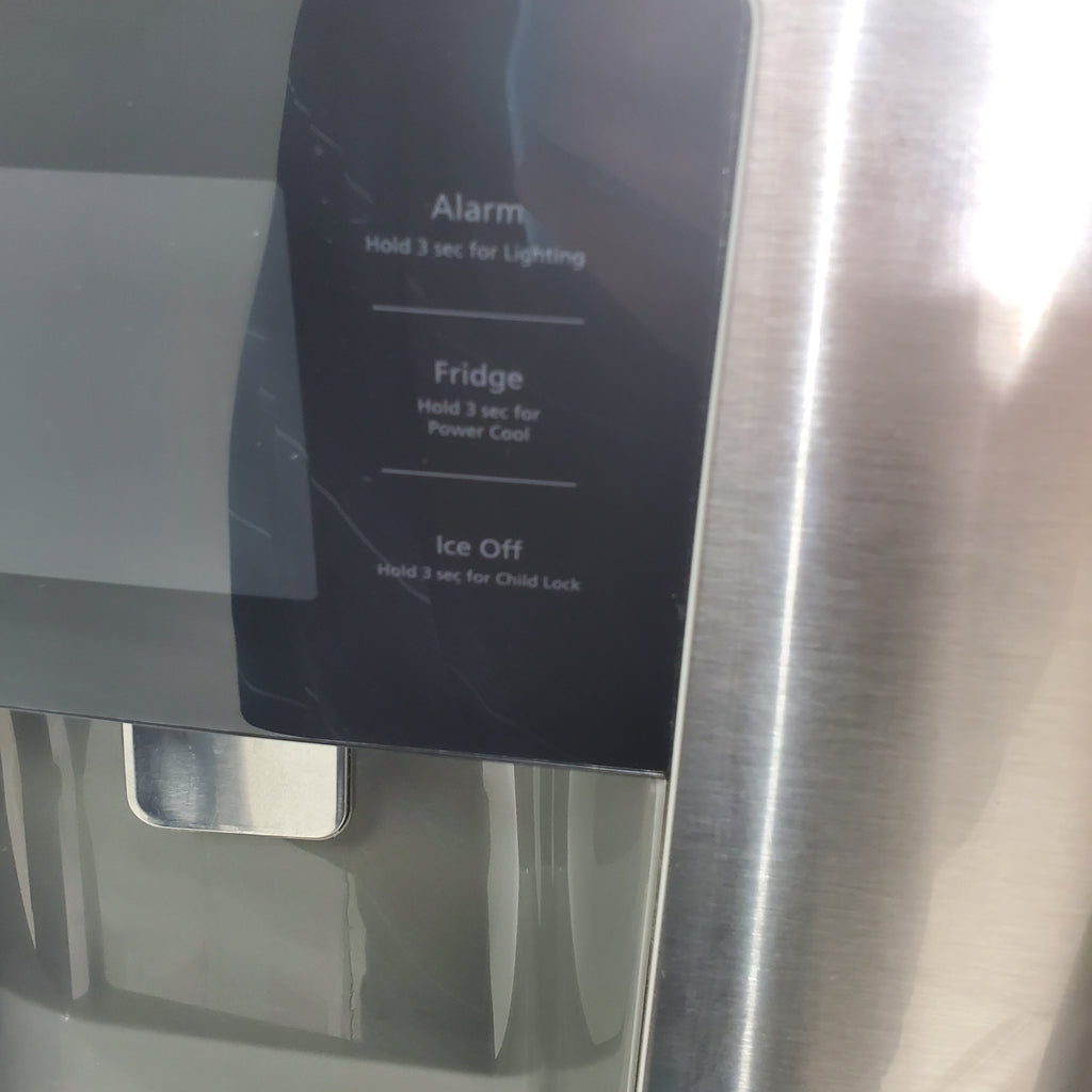 Pictures of Stainless Steel ENERGY STAR Samsung 24.6 cu. ft. 3 Door French Door Refrigerator with Dual Ice Maker - Certified Refurbished - Neu Appliance Outlet - Discount Appliance Outlet in Austin, Tx