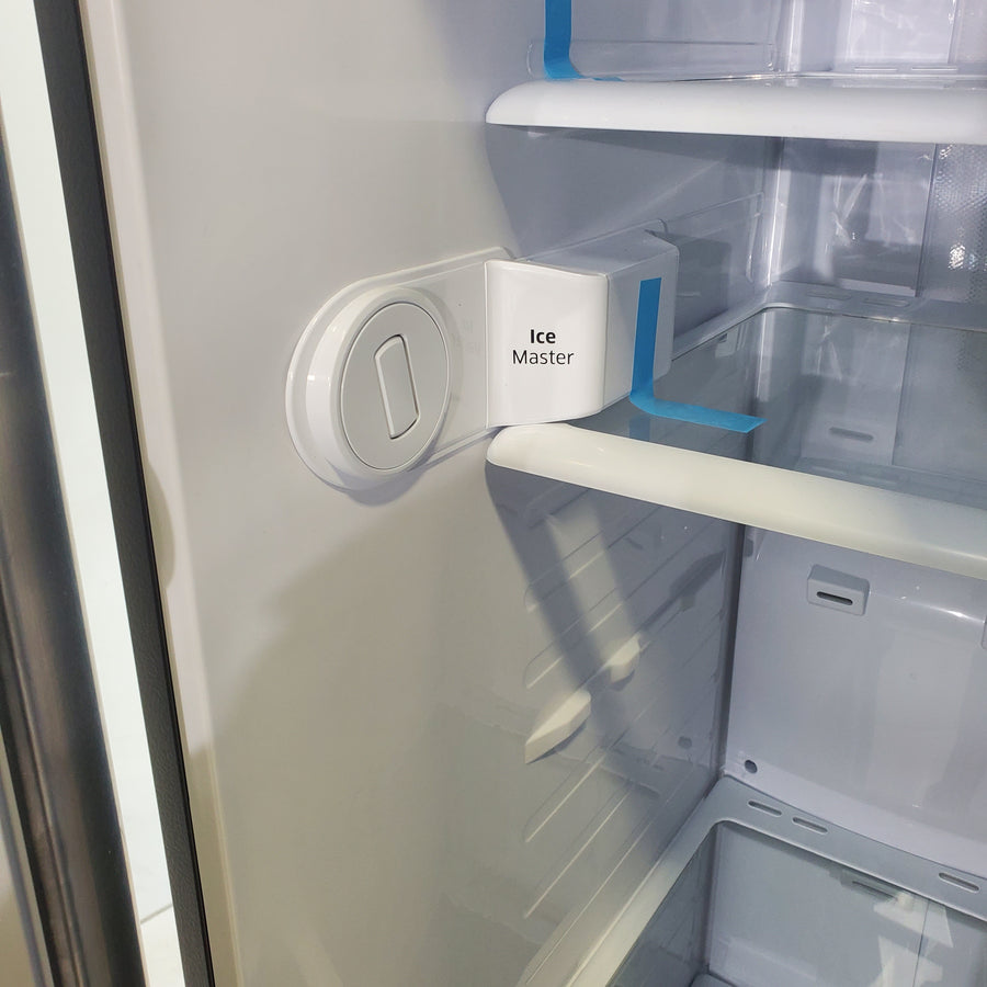 Stainless Steel ENERGY STAR Samsung 24.5 cu. ft. Side by Side Refrigerator with Exterior Ice and Water Dispenser - Certified Refurbished