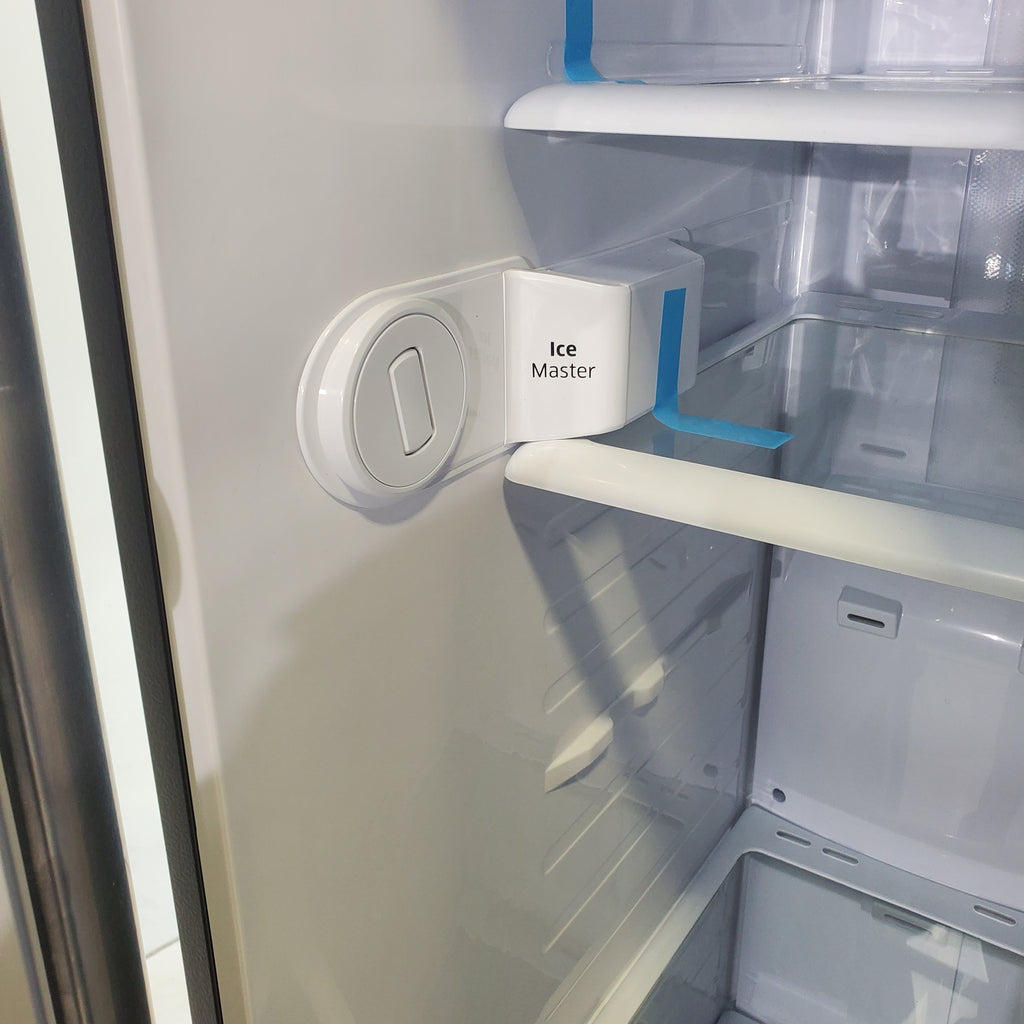 Pictures of Stainless Steel ENERGY STAR Samsung 24.5 cu. ft. Side by Side Refrigerator with Exterior Ice and Water Dispenser - Certified Refurbished - Neu Appliance Outlet - Discount Appliance Outlet in Austin, Tx