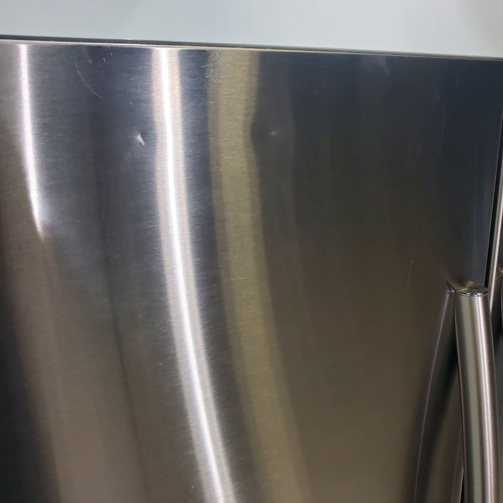 Pictures of Stainless Steel ENERGY STAR Samsung 24.6 cu. ft. 3 Door French Door Refrigerator with External Water and Ice Dispenser - Certified Refurbished - Neu Appliance Outlet - Discount Appliance Outlet in Austin, Tx