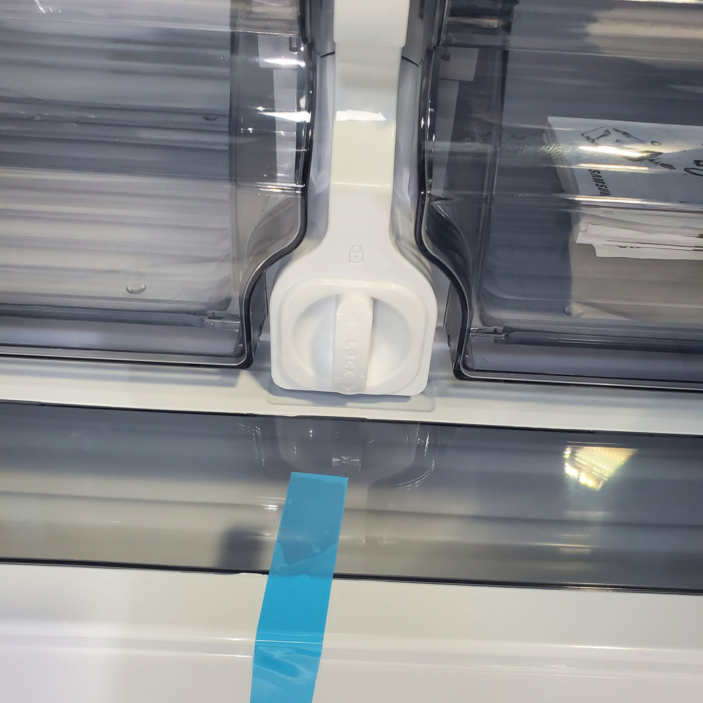 Pictures of Fingerprint Resistant Stainless Steel ENERGY STAR Samsung 32 cu. ft. 3 Door French Door Refrigerator with Dual Auto Ice Maker - Scratch & Dent - Minor - Neu Appliance Outlet - Discount Appliance Outlet in Austin, Tx